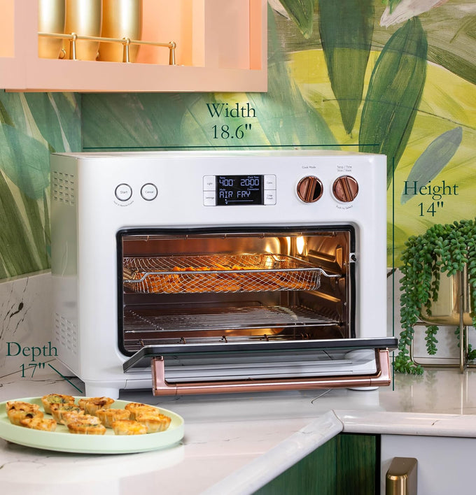Café Couture Air Fryer Toaster Oven, 14 Modes, WiFi, Large, Crisp Finish