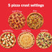 Ninja Artisan Pizza Oven, 12-in Pizza in 3-Min, 700F, 5-in-1, Gray, MO201