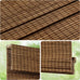 LazBlinds Cordless Bamboo Roman Shades, 34.5x48, Highfield Teak