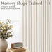 TWODRAPES 90 Inch Pinch Pleated Linen Textured Curtains 2 Panels, Natural