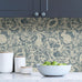 NuWallpaper Blue Terrene Peel and Stick Wallpaper, Blue Abstract Removable Contact Paper for Walls, Self Adhesive Wall Covering for Bedroom Living Room Accent Wall