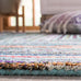 SAFAVIEH Nantucket Collection Accent Rug - 3' x 5', Teal, Handmade Boho Abstract Cotton & Wool, Ideal for High Traffic Areas in Entryway, Living Room, Bedroom (NAN603A)