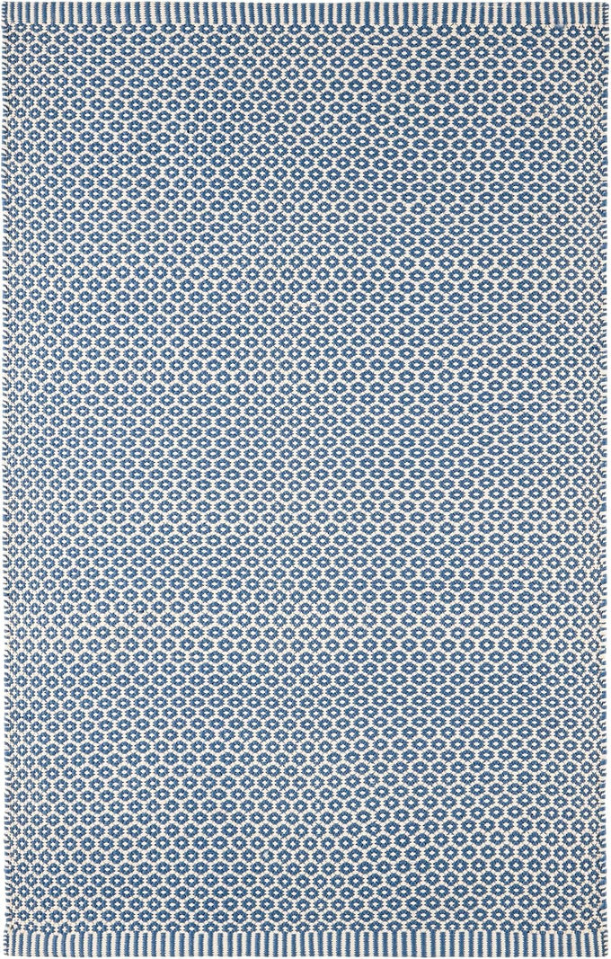 Dash & Albert Finn Khaki Geometric Handwoven Indoor/Outdoor Rug, 2'x3'