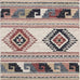 Abani Multicolor Southwestern Design 2'6" x 6' (3x6) Area Rug - Non-Shed Orange, Grey & Beige Tribal Pattern Dining Room Carpet Rugs