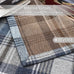 always4u Plaid Gingham Curtains for Living Room Bedroom Room Darkening Check Country Curtains 2 Panels Striped Grommet Window Treatments 54X84 Inch Blue and Brown