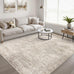 LOONGRUG 8x10 Area Rugs Washable Neutral Modern Rug for Living Room Brown