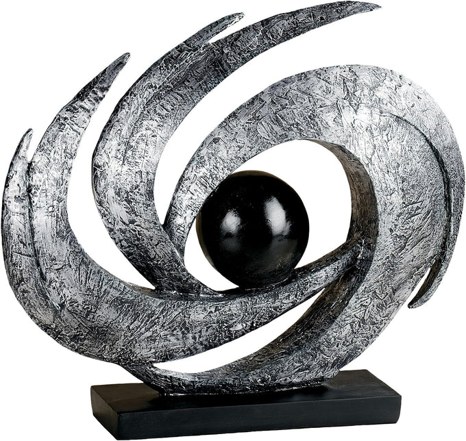 Touch of Class Earths Motion Table Sculpture, Aged Gold