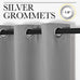 NICETOWN Wall Curtain for Bedroom, Room Divider Curtain for Doorways, Vertical Blind for Sling Door, Privacy Sound Reduction Room Dividers for Patio (Silver Grey, 1 Panel, 8ft Tall x 12.5ft Wide)