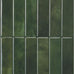 Smart Tiles Peel and Stick backsplash, Stacked Forest Green, 11.43"x9"