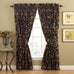 Waverly Felicite Noir Window Panel - 100% Cotton Sateen - 50" X 84"