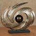 Touch of Class Earths Motion Table Sculpture, Aged Gold