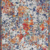Superior Indoor Outdoor Area Rug, Perfect for Patio, Bedroom, Kitchen, Living Room, Entryway, Playroom, Nursery, Carpet Cover, Abstract Splatter Modern, Kalina Collection, 5' 2" x 7' 2", Cream