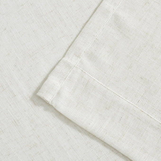 WEST LAKE 120 Inches Long Bailey Natural Pinch Pleated Semi Sheer Curtains