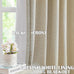 Kayne Studio Sand Linen Blend Pinch Pleated Full Blackout Curtains 108 Inch
