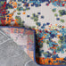 Superior Indoor Outdoor Area Rug, Perfect for Patio, Bedroom, Kitchen, Living Room, Entryway, Playroom, Nursery, Carpet Cover, Abstract Splatter Modern, Kalina Collection, 5' 2" x 7' 2", Cream