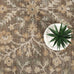 Abani Evelyn Collection Mocha Area Rug - 4' x 6' - Floral Pattern, Non-Shedding - Easy to Clean, Durable for Living Rooms, Bedrooms & Offices, Pet & Kid Friendly