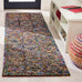 SAFAVIEH Nantucket Collection Accent Rug - 3' x 5', Multi, Handmade Boho Abstract Diamond Cotton, Ideal for High Traffic Areas in Entryway, Living Room, Bedroom (NAN440A)