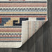 Abani Multicolor Southwestern Design 2'6" x 6' (3x6) Area Rug - Non-Shed Orange, Grey & Beige Tribal Pattern Dining Room Carpet Rugs