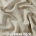 Kayne Studio Sand Linen Blend Pinch Pleated Full Blackout Curtains 108 Inch